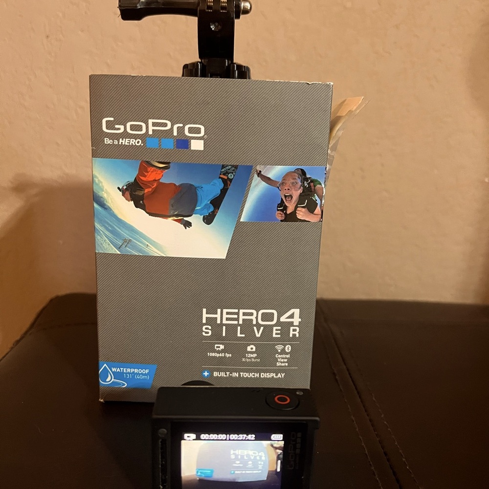Barley Used Go Pro Hero 4 Sliver
